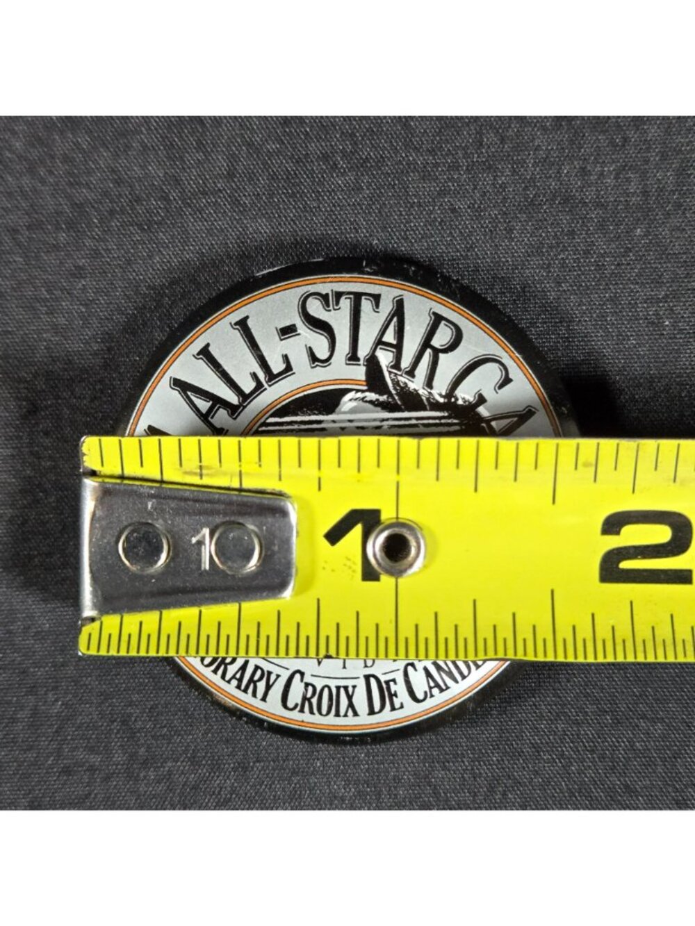 1984 All-Star Game Stu Miller Honorary Croix De Candlestick Pinback Button MLB - Picture 5 of 6